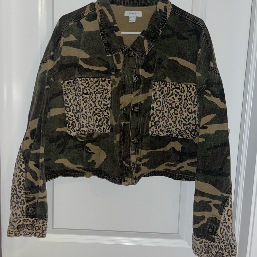 Forever 21 Camouflage Print Jacket